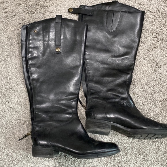 Sam Edelman Penny Leather Riding Boots - Picture 2 of 6